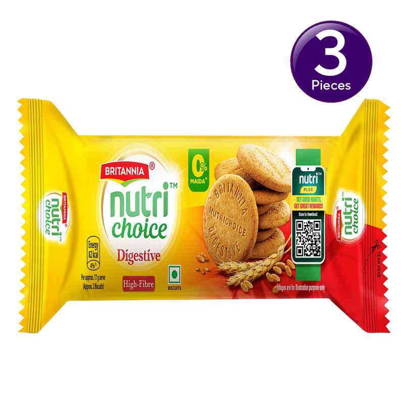 Britannia Nutrichoice High-Fibre Digestive Biscuits Combo Britannia Nutrichoice High-Fibre Digestive Biscuits Combo