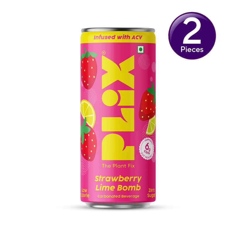 Plix The Plant Fix ACV RTD Strawberry Lime Bomb Flavour Combo Plix The Plant Fix ACV RTD Strawberry Lime Bomb Flavour Combo