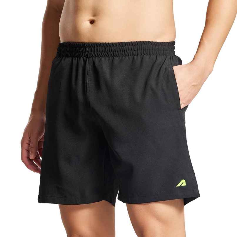 Boldfit Men's Swimming Shorts Stretchable Quick Dry | Black - S