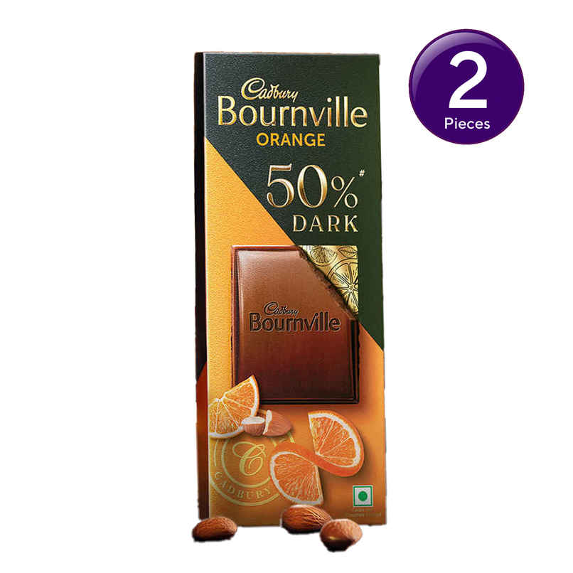 Cadbury Bournville Orange 50% Dark Chocolate Bar Combo