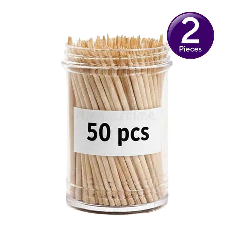 Tempware Wooden Toothpick 50Pcs With Box Combo Tempware Wooden Toothpick 50Pcs With Box Combo