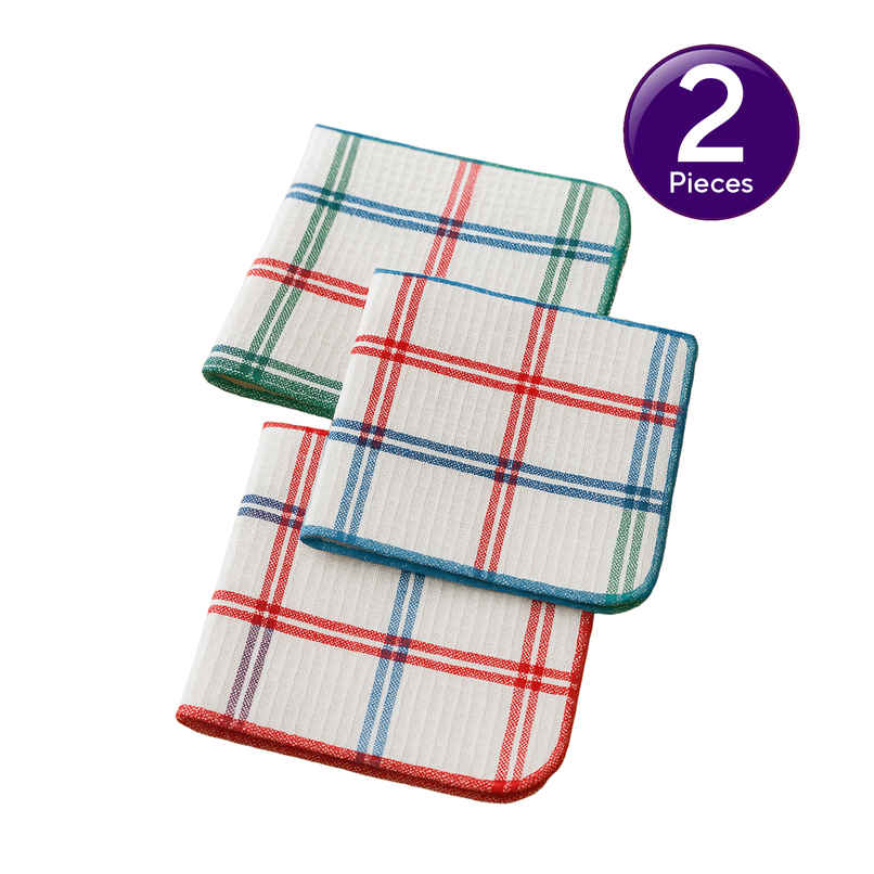 HD Creations Dish Cloth Set | Multicolour - 36 x 36 cm Combo 