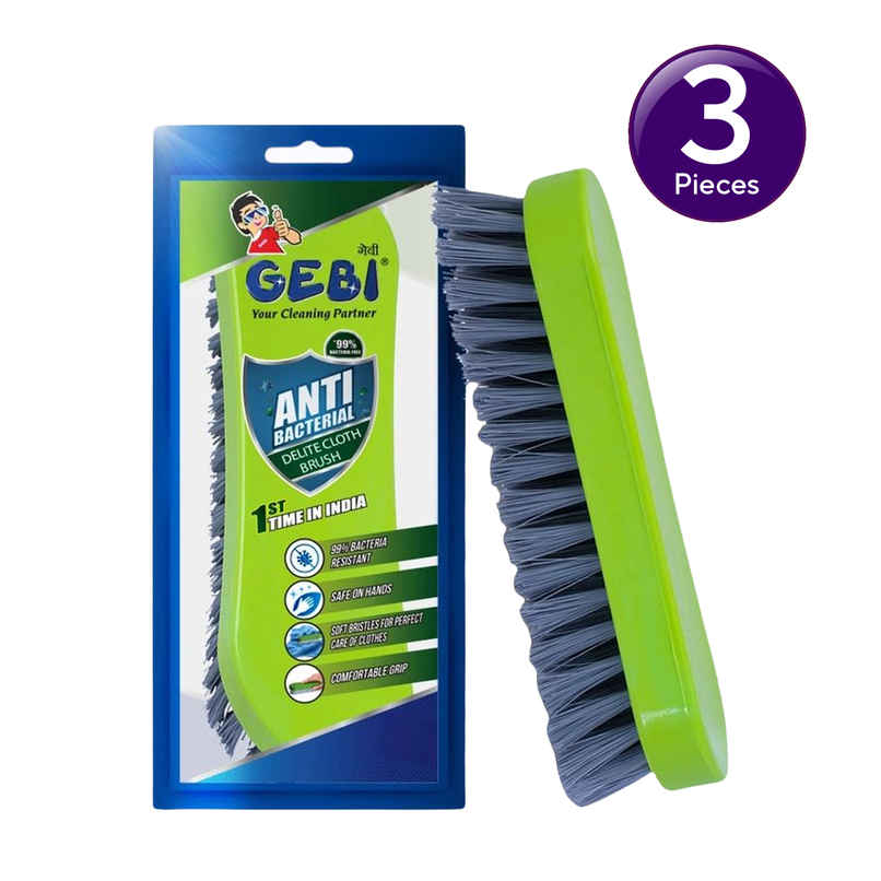 Gebi Antibacterial Delite Cloth Brush  Combo