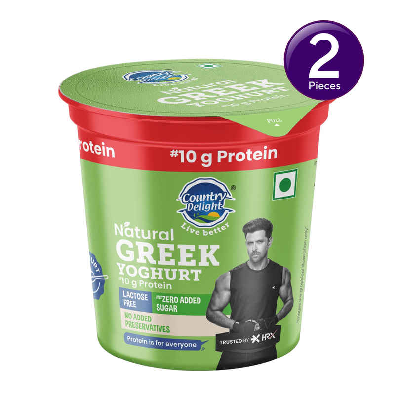 Country Delight 10g Protein Natural Greek Yogurt Combo Country Delight 10g Protein Natural Greek Yogurt Combo