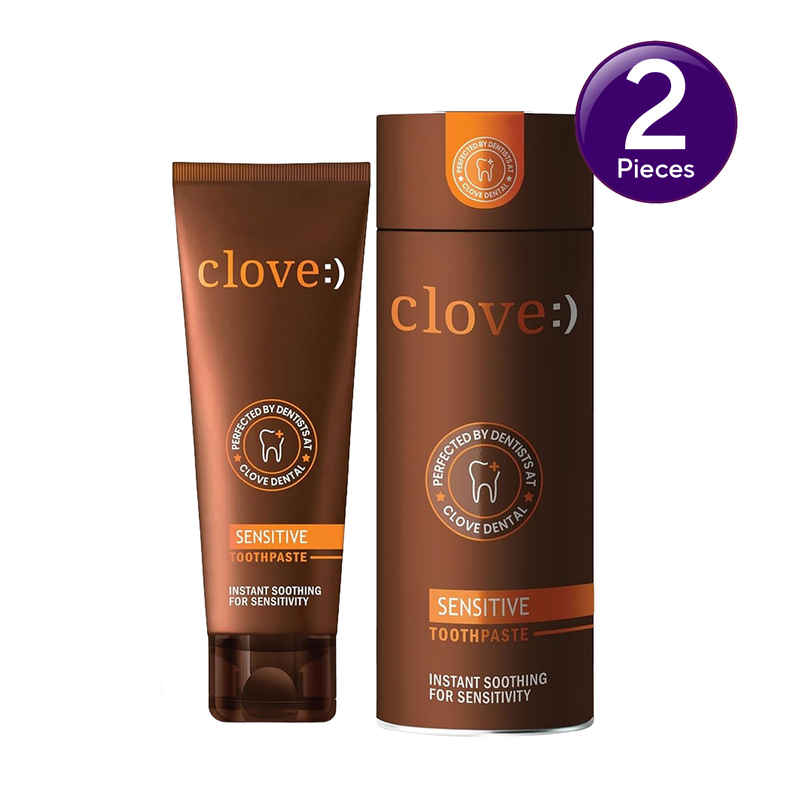 Clove Oral Care Sensitive Toothpaste | Reduce Senstivity | Dual Action Toothpaste For Sensitivty Combo Clove Oral Care Sensitive Toothpaste | Reduce Senstivity | Dual Action Toothpaste For Sensitivty Combo