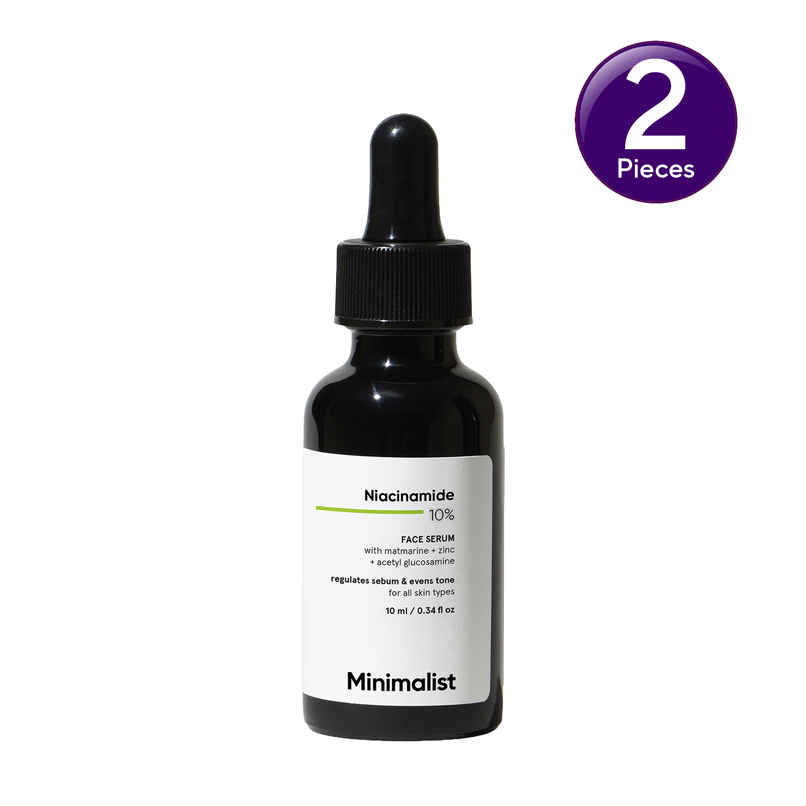 Minimalist Oil Control & Anti-Acne 10% Niacinamide Face Serum Combo