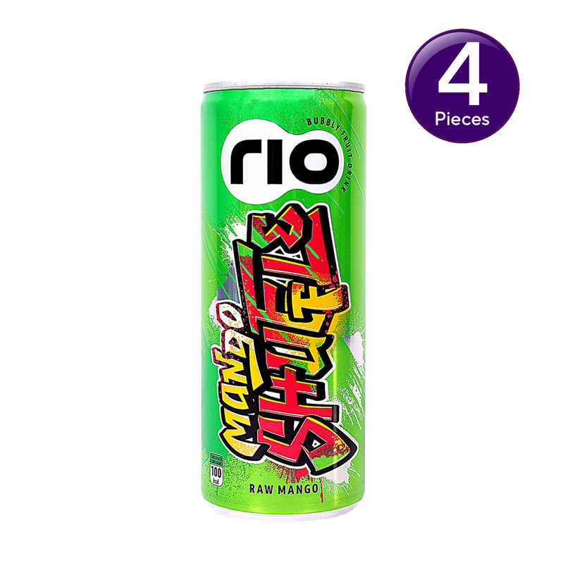 RIO Raw Mango Bubbly Fruit Drink Can | Tangy & Fizzy Combo RIO Raw Mango Bubbly Fruit Drink Can | Tangy & Fizzy Combo