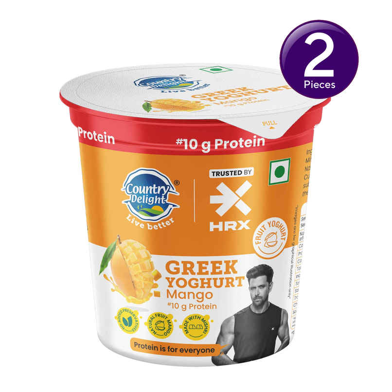 Country Delight 10g Protein Greek Yoghurt | Mango Combo