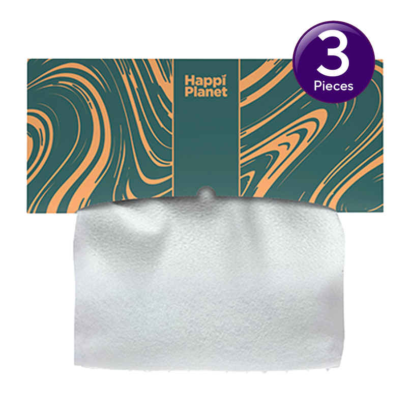 Happi Planet Reusable Kitchen Towels | Kitchen Cleaner Wipes | 20 Pulls - 2000 Times Washable Combo  