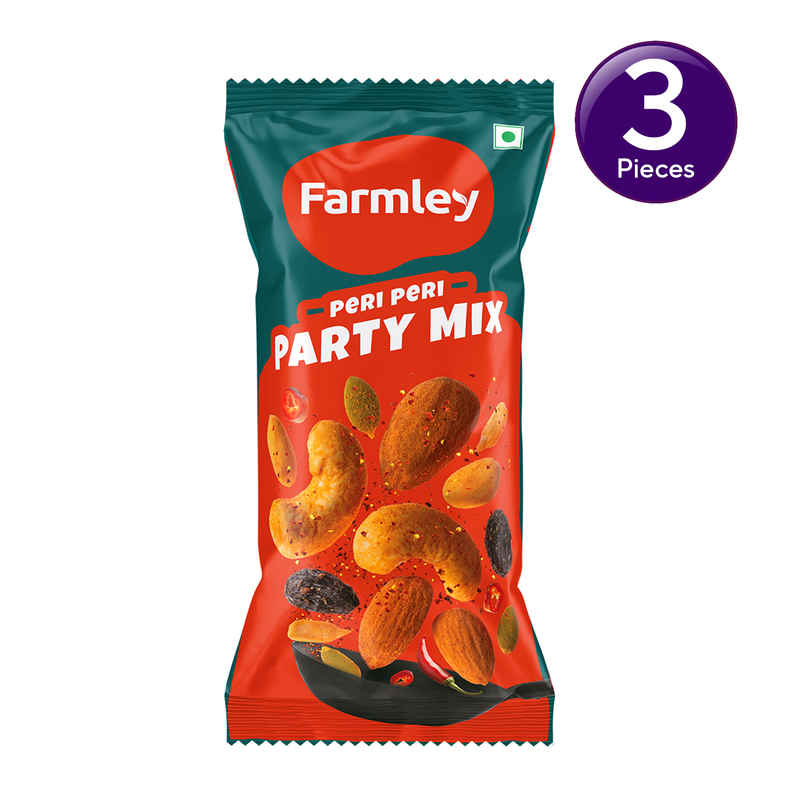 Farmley Snack Mix Dry Fruits- Mexican Peri Peri Combo 
