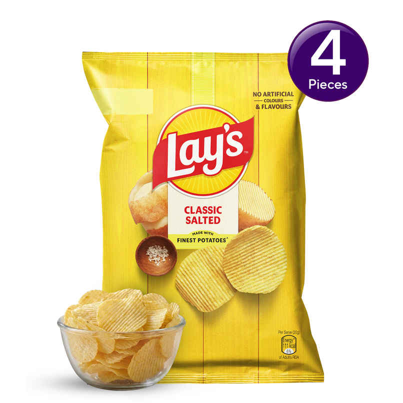 Lay's Classic Salted Potato Chips Combo 