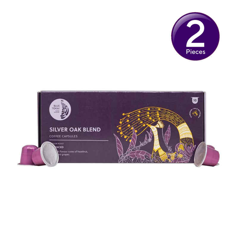 Blue Tokai Silver Oak Blend Medium Roast Coffee Capsule Combo