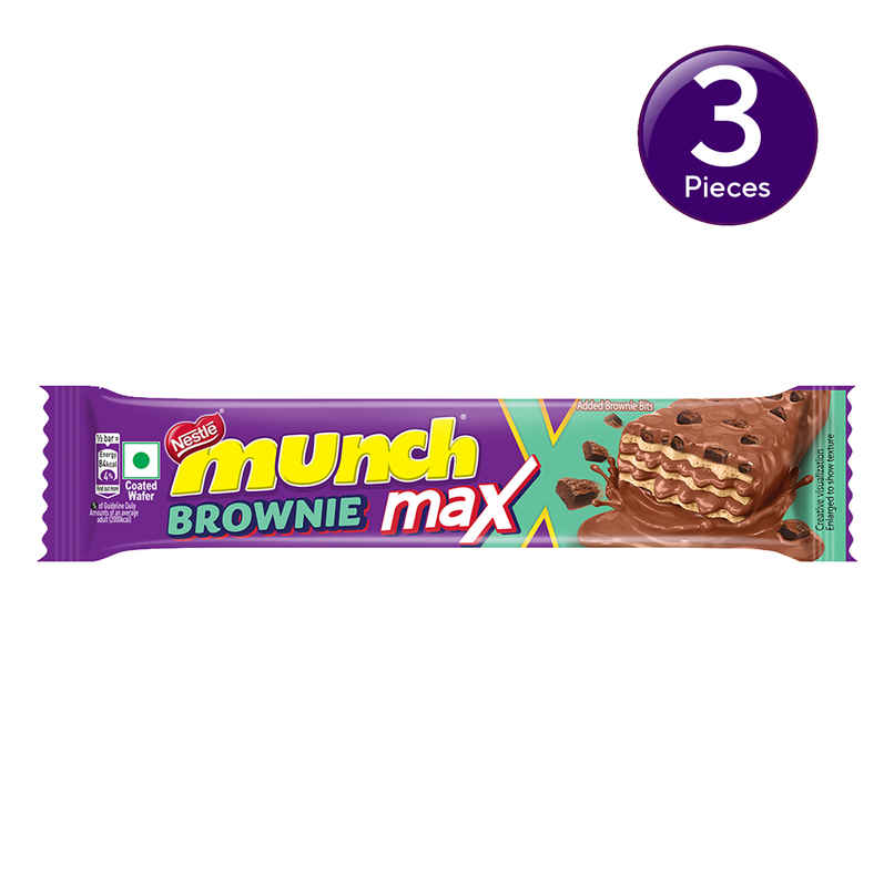 Nestle MUNCH MAX Brownie with Added Brownie Bits Combo Nestle MUNCH MAX Brownie with Added Brownie Bits Combo