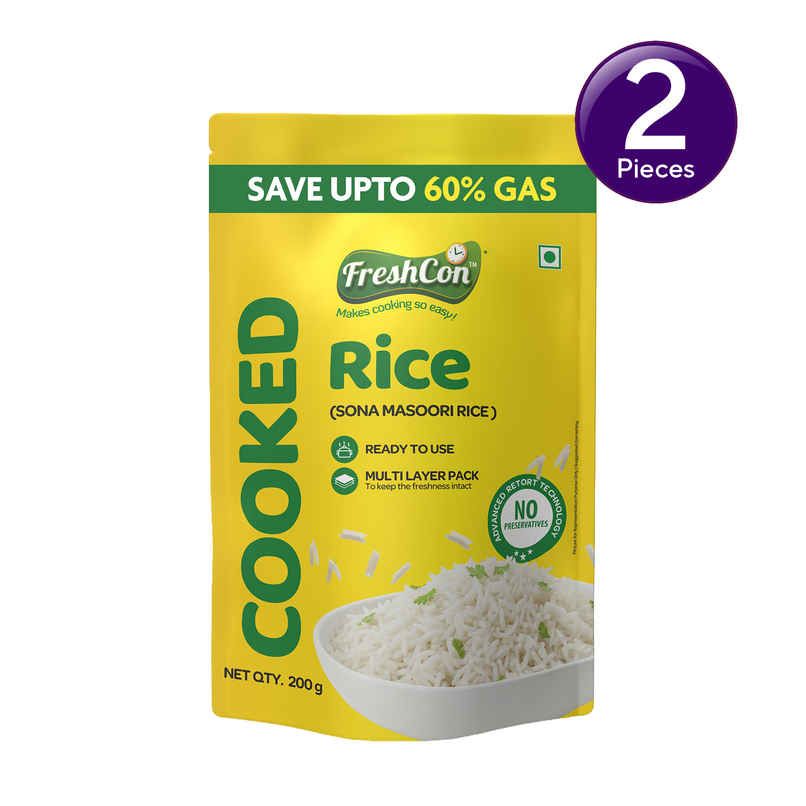 Freshcon Cooked Sona Masoori Rice Combo Freshcon Cooked Sona Masoori Rice Combo