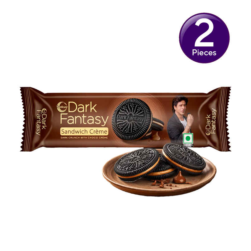 Creme Biscuit Made with Real Chocolate by Sunfeast Dark Fantasy Combo Creme Biscuit Made with Real Chocolate by Sunfeast Dark Fantasy Combo