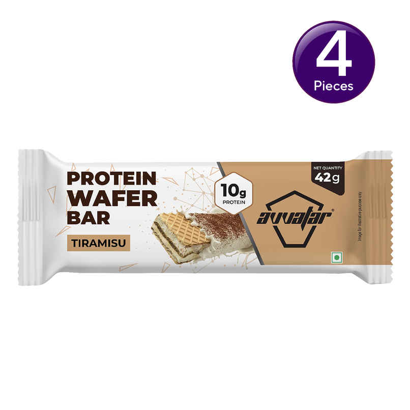 Avvatar 10g Protein Wafer Bar | Tiramisu Flavour Single Bar Combo Avvatar 10g Protein Wafer Bar | Tiramisu Flavour Single Bar Combo
