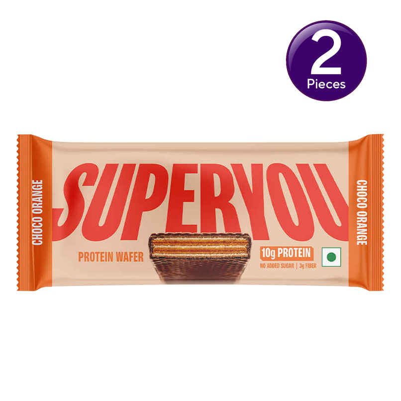 Superyou Orange Cream Wafer Protein Bar Combo Superyou Orange Cream Wafer Protein Bar Combo