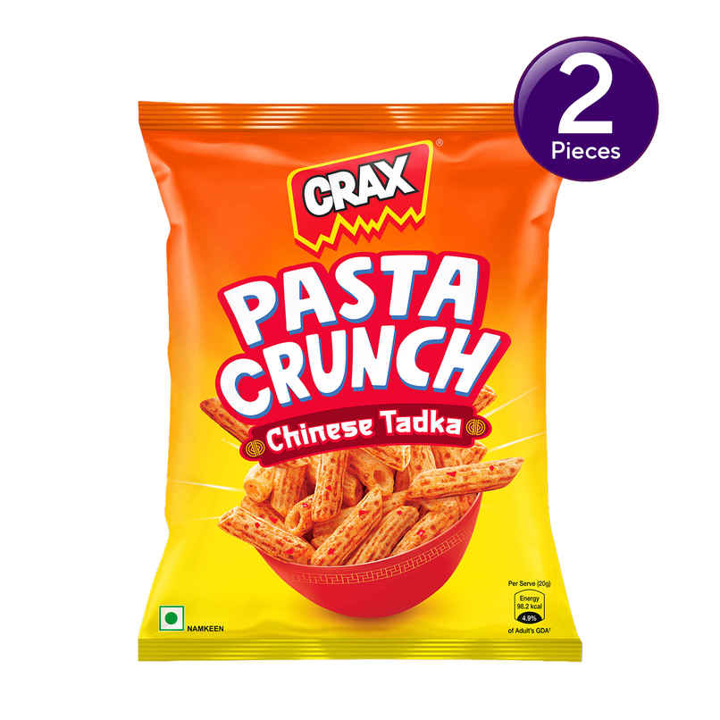 Crax Pasta Crunch Chinese Tadka Puff Snacks Combo Crax Pasta Crunch Chinese Tadka Puff Snacks Combo