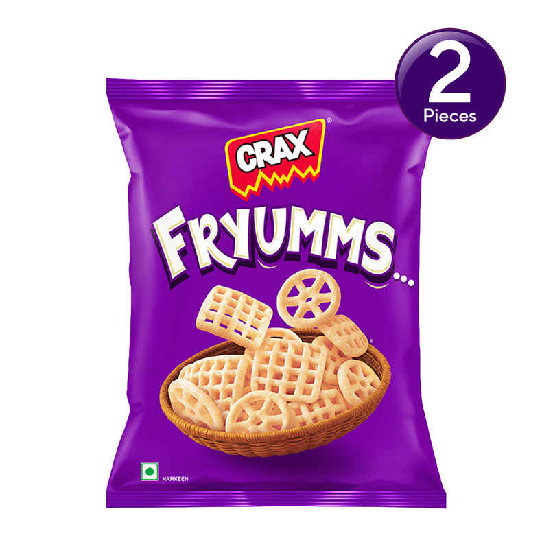 Crax Fryumms - Classic Salted Fryums Puffs Snacks Combo Crax Fryumms - Classic Salted Fryums Puffs Snacks Combo