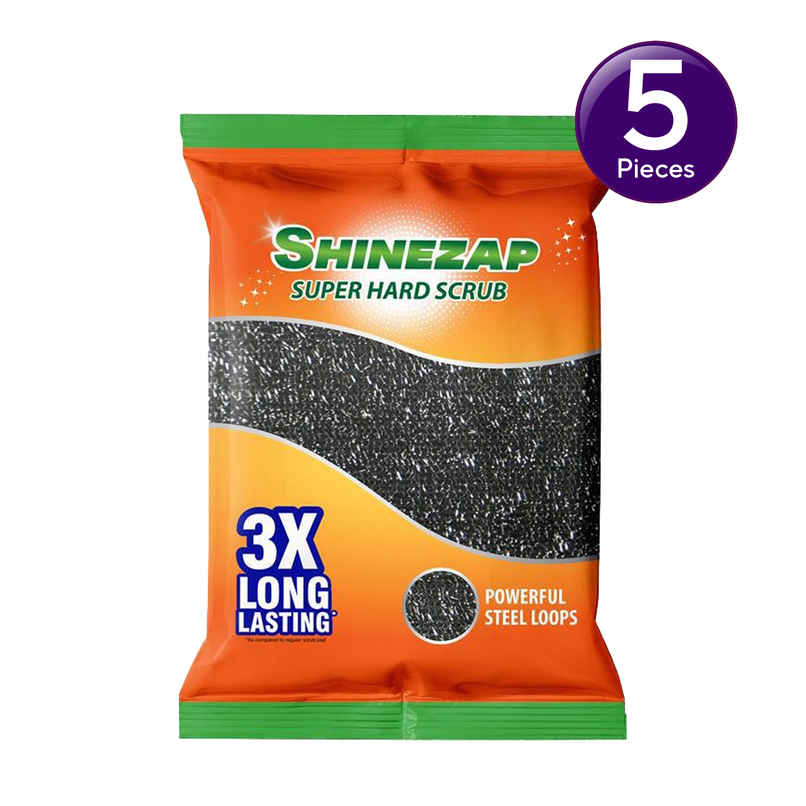 Shinezap Super Hard Scrub pad for Tough Kitchen Stains| Replacement to Steel Scrubber with Fragnance Combo Shinezap Super Hard Scrub pad for Tough Kitchen Stains| Replacement to Steel Scrubber with Fragnance Combo