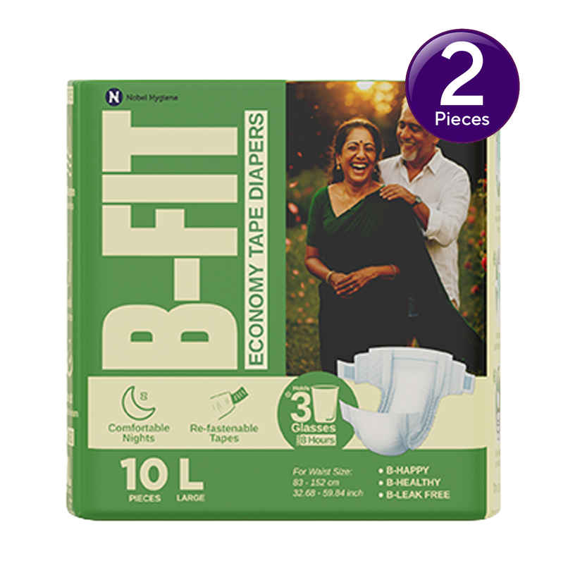 B-FIT Adult Diaper Tape | Economy Type | L |  32.68 - 59.84 inch Combo