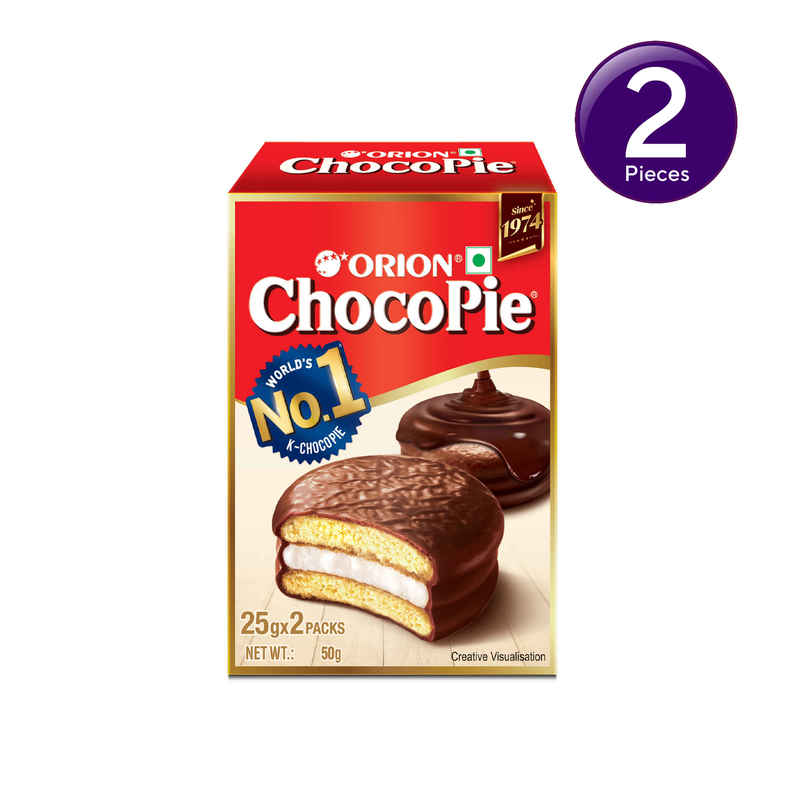 Orion Choco Pie Chocolate Coated Soft Biscuits Combo