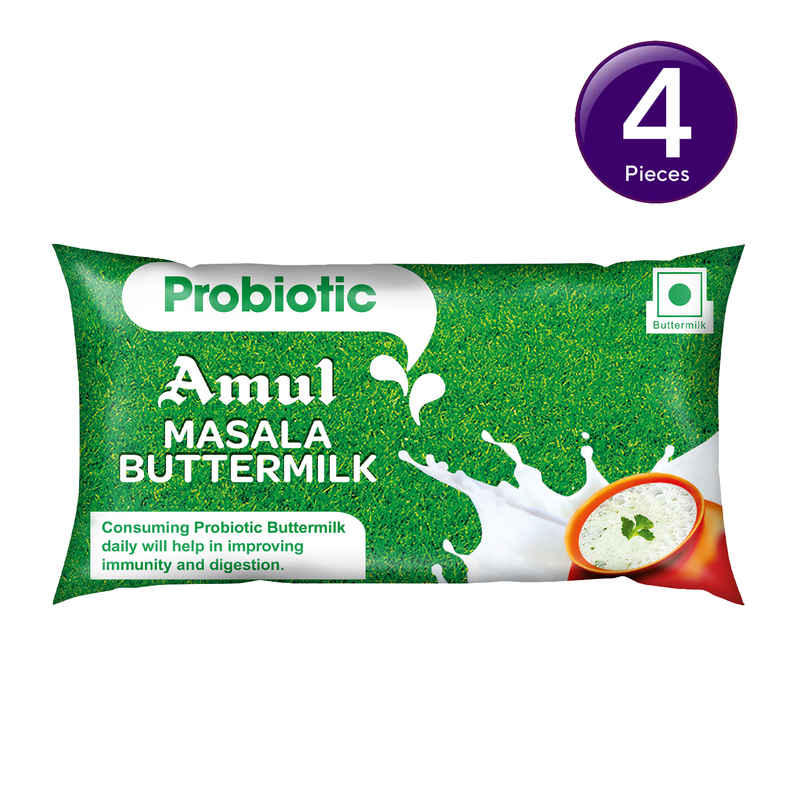 Amul Probiotic Spiced Buttermilk Combo     