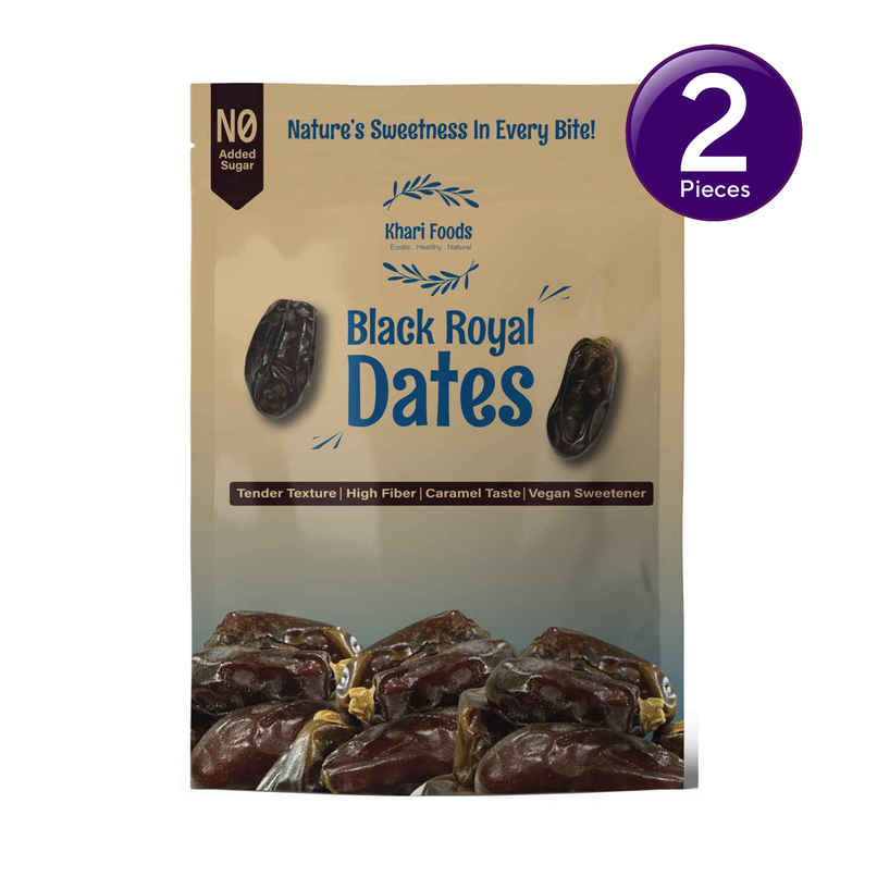 Khari Foods Black Royal Dates / Khajur Combo 