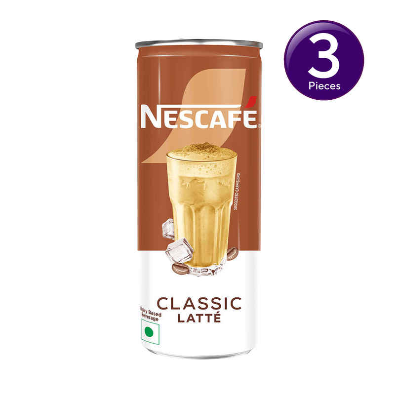 Nescafe Cafe Style Classic Latte Cold Coffee Combo 