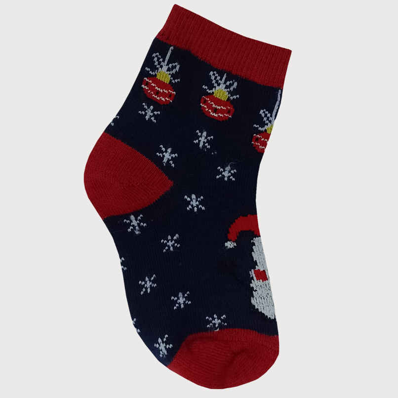 Beyond Boy's Combed Cotton Ankle Length Socks | Navy Blue | 6 - 8 years