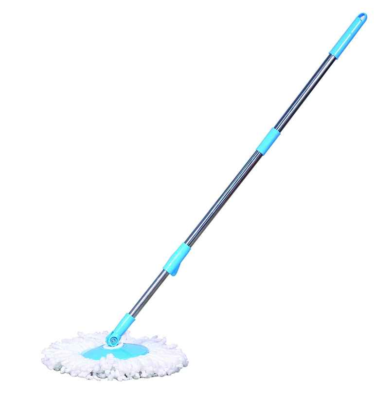 Esquire 360 Bucket Spin Mop Stick With Microfiber Refill | Blue Color