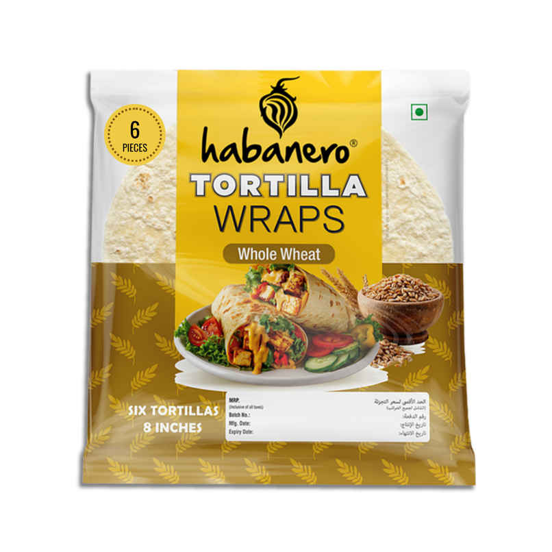 Habanero Whole Wheat Tortilla