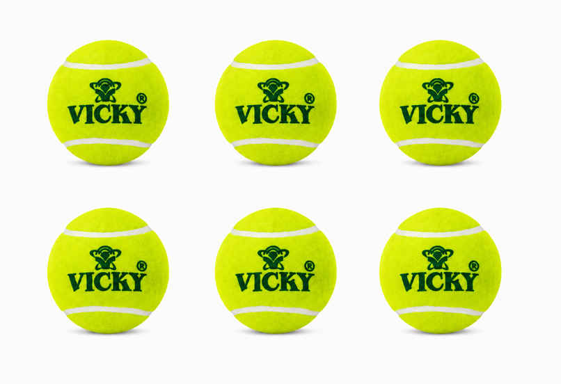 Vicky Lightweight Rubber Cricket Ball | Yellow Vicky Lightweight Rubber Cricket Ball | Yellow