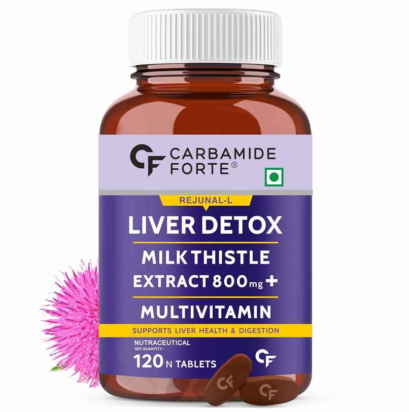 Carbamide Forte Liver Detox Supplement with Milk Thistle Extract 800mg