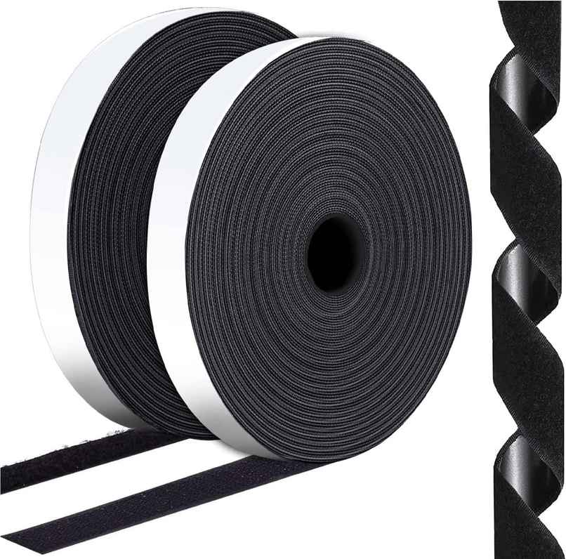 DALUCI Self-Adhesive Hook and Loop Tape | Multipurpose Velcro Tape for Wall Hanging - 5 m