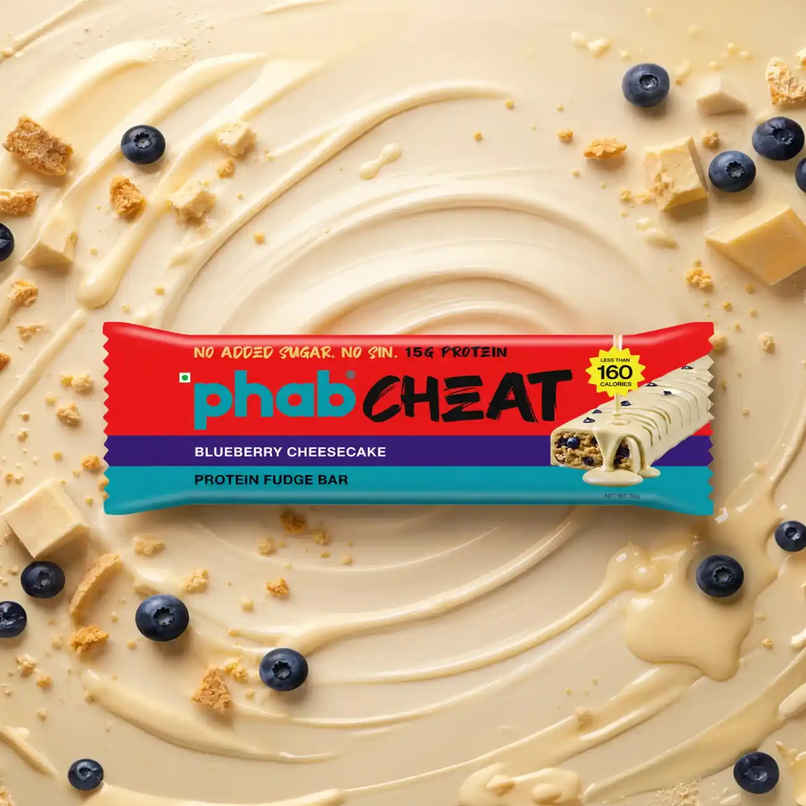 Phab Blueberry Cheesecake | Cheat Bars