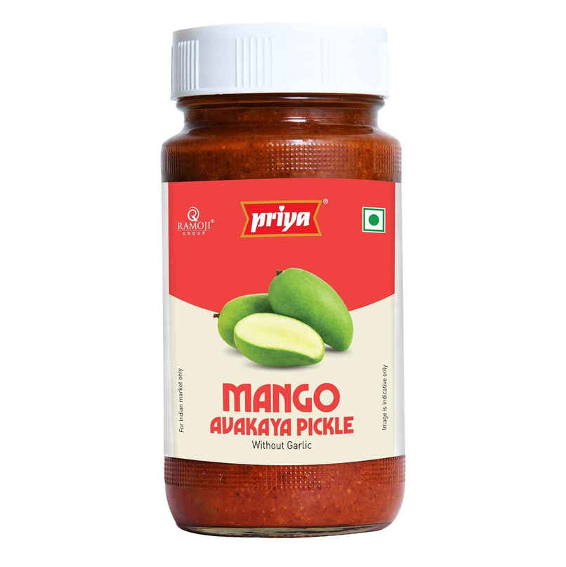 Priya Mango Avakaya Pickle Without Garlic Priya Mango Avakaya Pickle Without Garlic