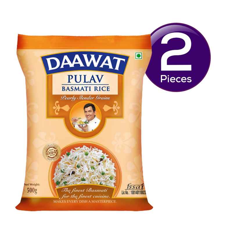 Daawat Pulav Basmati Rice | Long Grain Combo