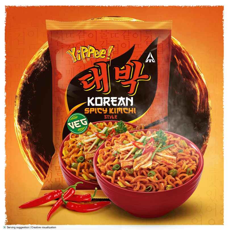 Yippee Korean Kimchi Noodles