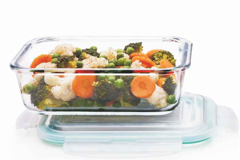 SignoraWare Lock N Store Borosilicate Glass Container Rectangular, 2260Ml, 1727Clear