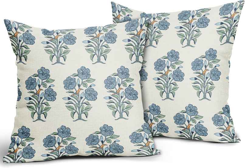 Status Printed Cushion Cover Set of 2 | 40 x 40 Cm | Print May Vary