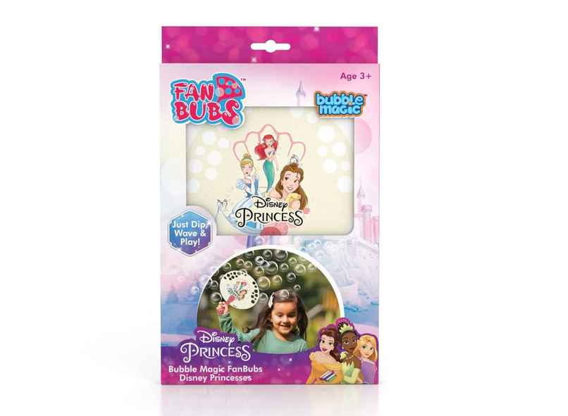 WinMagic Toys Bubble Magic Fan Bubs Disney Princesses Asst 2 WinMagic Toys Bubble Magic Fan Bubs Disney Princesses Asst 2
