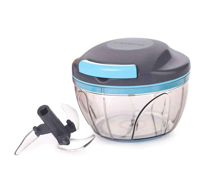 Crystal Plastic Xpress Pull N Chop Mini, 450 ml, Multicolour