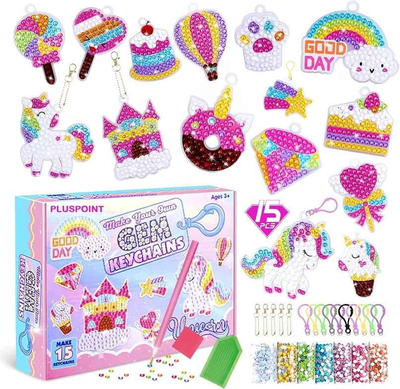 Fablue Unicorn Diamond Art Craft Kit for Kids