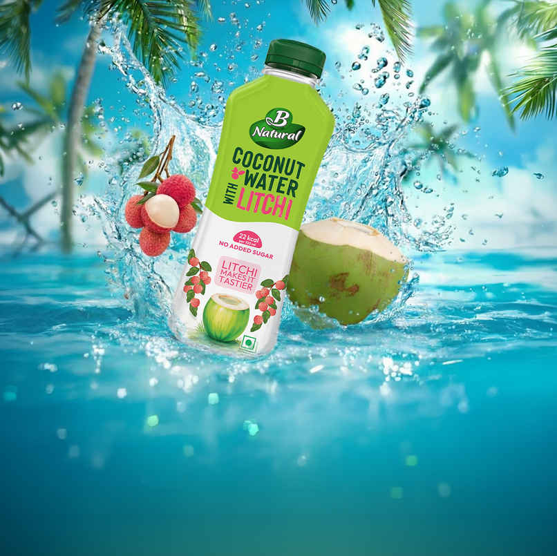 B Natural Coconut Water with Litchi B Natural Coconut Water with Litchi