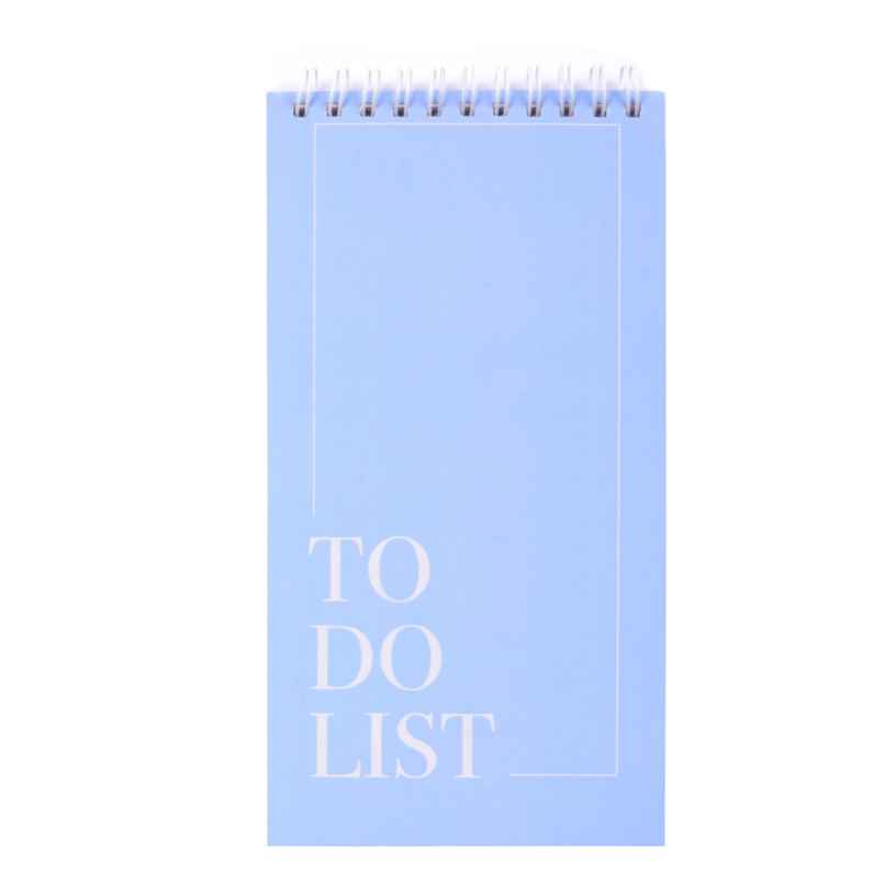 Papboo To-Do List With 80 Planing Pages 4*8 Inches, 70 Gsm Paper - Sky Blue