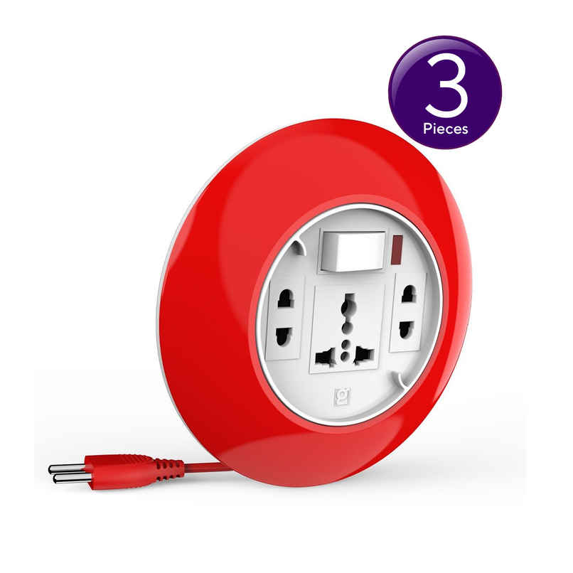 Goldmedal G-Dial 2 Pin Plug 5-Meter Extension Cord | Ultra-Smooth Rotation Extension Board Combo