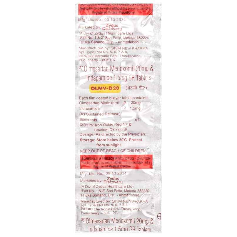 Olmy-D 20 Tablet SR