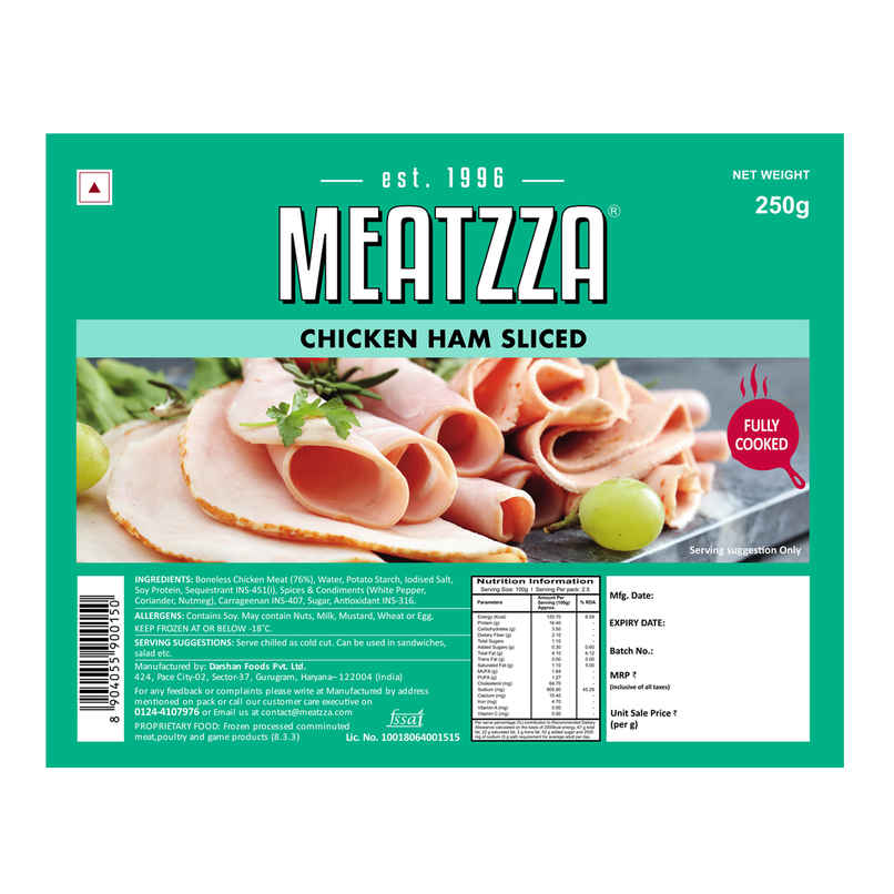 Meatzza Chicken Ham Sliced