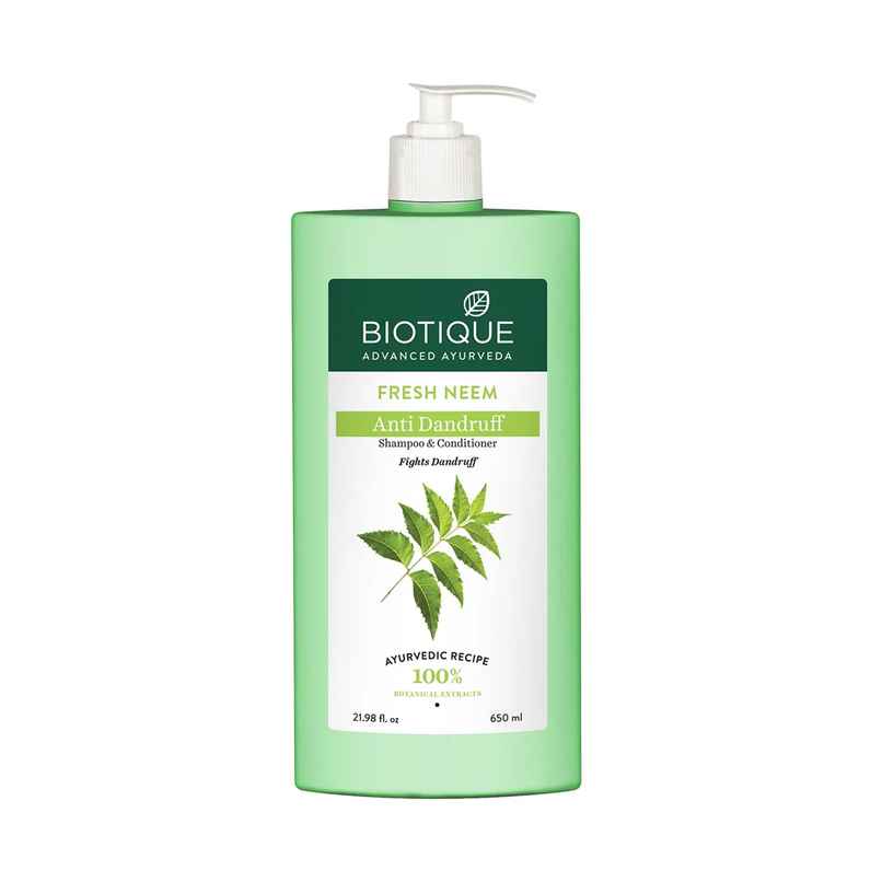 Biotique Fresh Neem Anti Dandruff Shampoo & Conditioner